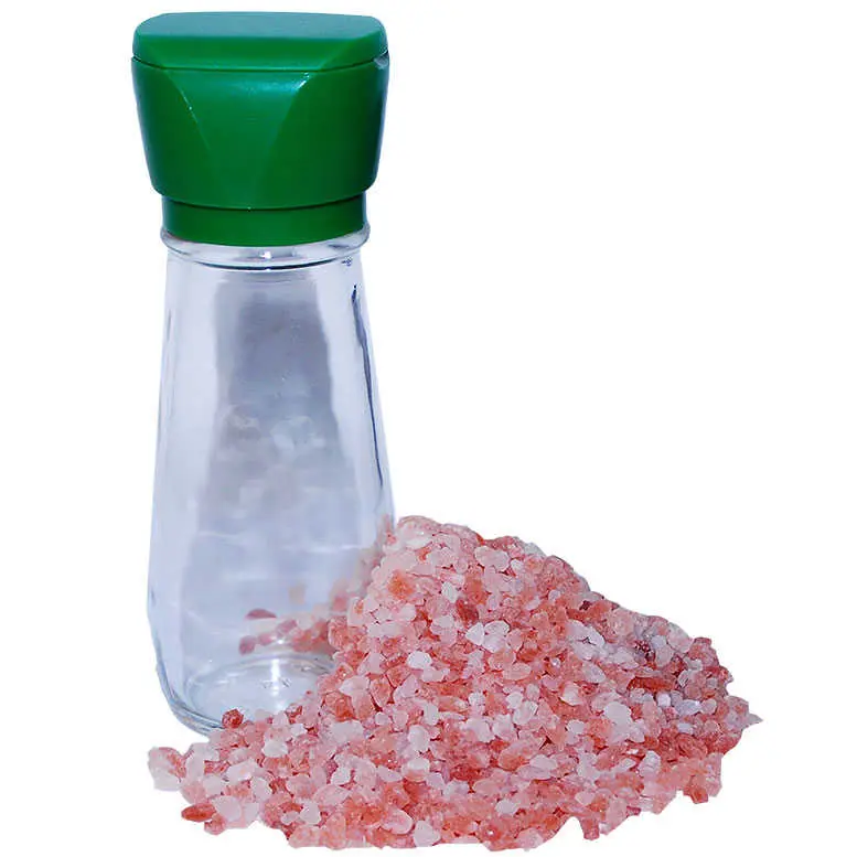 Tuz Karabiber Değirmeni Yeşil + Himalaya Çakıl Tuz Pembe 250 Gr 5