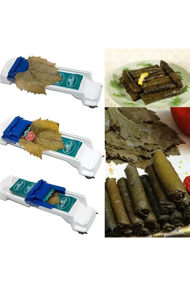 3 Kademeli Kalınlık Ayarlı Pratik Yaprak Sarma Makinesi 2