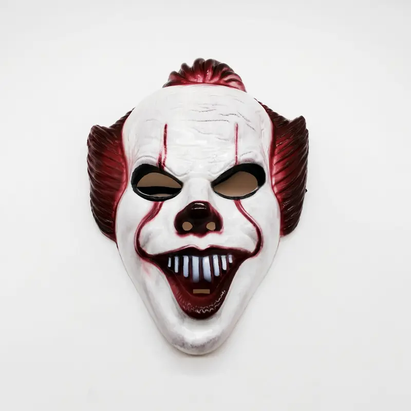 Plastik Joker Maskesi Killer Palyaço Maskesi 4