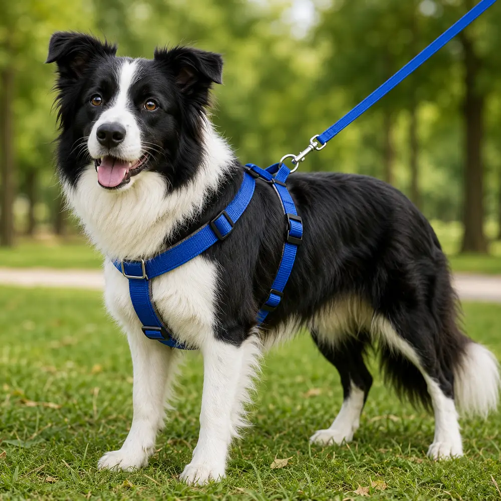 Gezdirme Kayışlı Dokuma Köpek Göğüs Tasma Seti 40*60-110 cm Mi 2