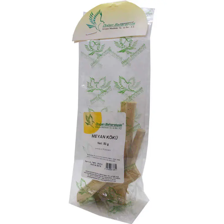 Meyan Kökü Sıyrılmış Çubuk Doğal 50 Gr Paket 3