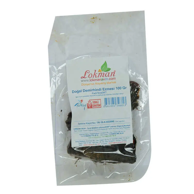 Demirhindi Ezmesi Doğal 100 Gr Paket 3
