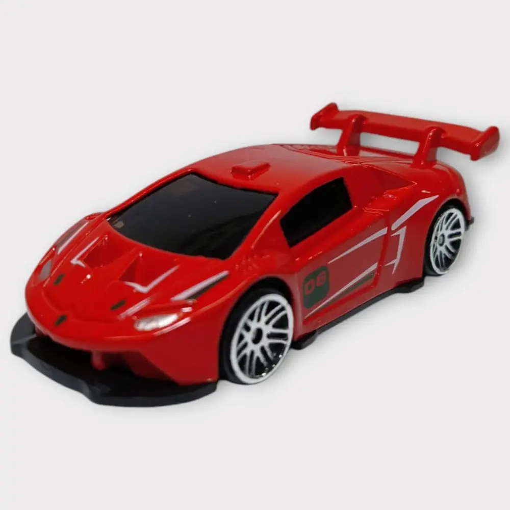 Metal Mini Arabalar 8 cm - Kırmızı - 3 - 1 ADET