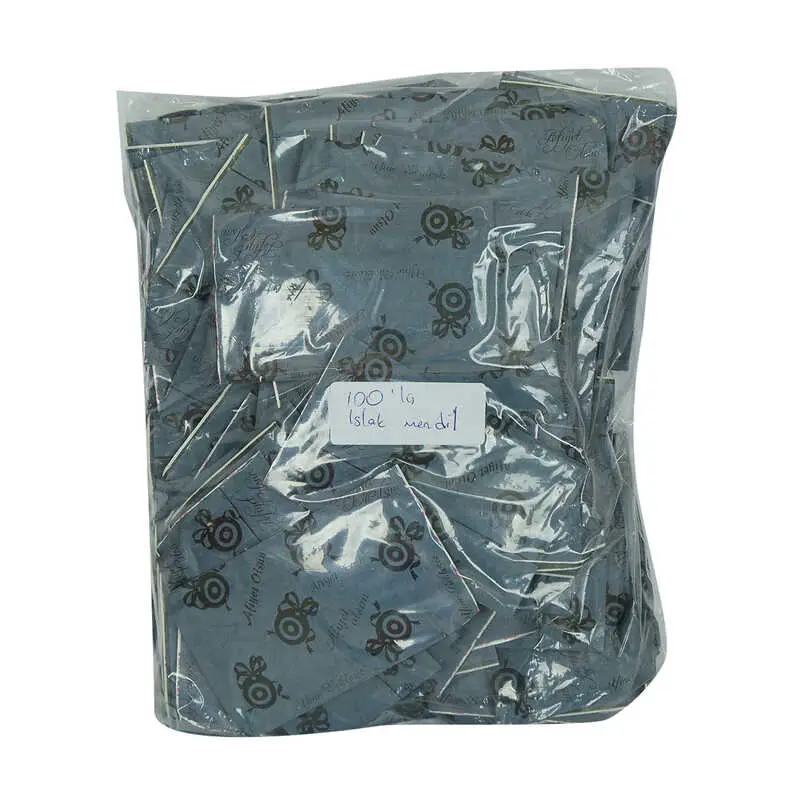 Tek Kullanımlık Paketli Islak Mendil Kolonyalı Esanslı 100  1 Paket