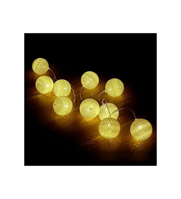 2 Metre 10’lu Top LED Işıklı - Pilli Gün Işığı Dekoratif Aydınlatma 2