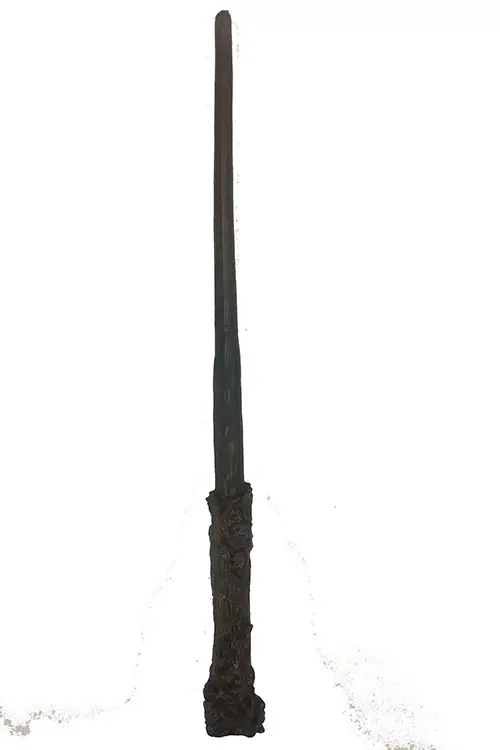 Harry Potter Asası 30 cm ve Siyah Çerçeveli Harry Potter Gözlüğü Seti 2