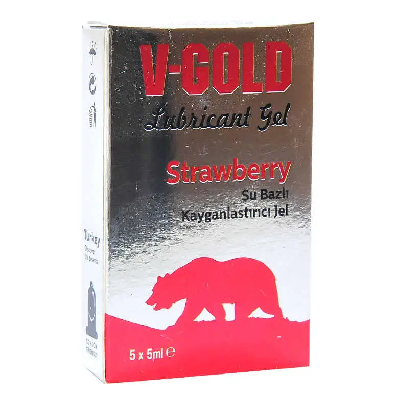 Kayganlaştırıcı Jel Strawberry 5 ML X 5Li 5