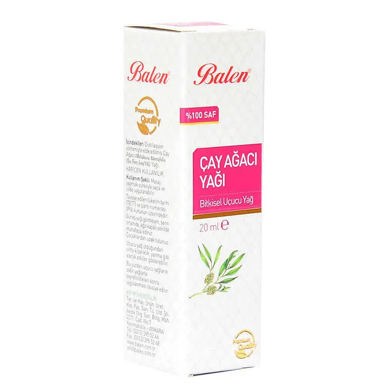 Çay Ağacı Yağı (Distilasyon) 20 ML Cam Şişe 3