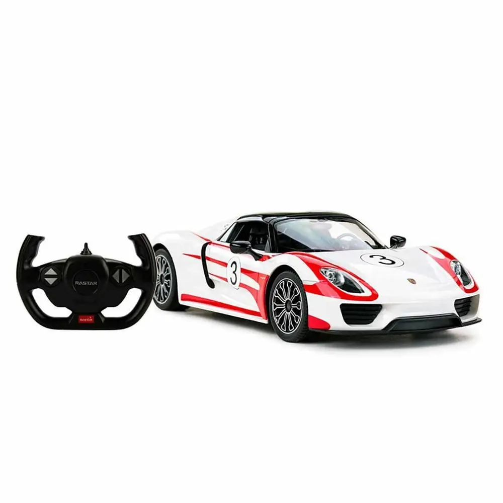 70710 1:14 Uzaktan Kumandalı Porsche 918 Spyder Weish Işıklı Araba 32 cm 3