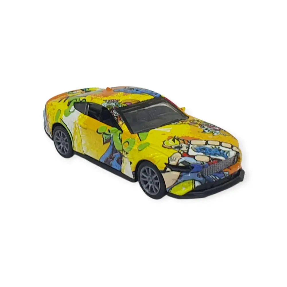 Çek Bırak Grafity Araba Metal -K174C1 - Sarı - 1 ADET