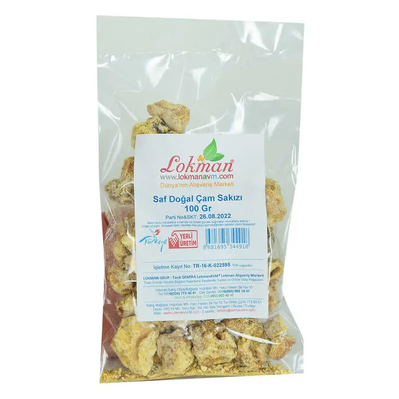 Çam Sakızı Doğal 100 Gr Paket 3