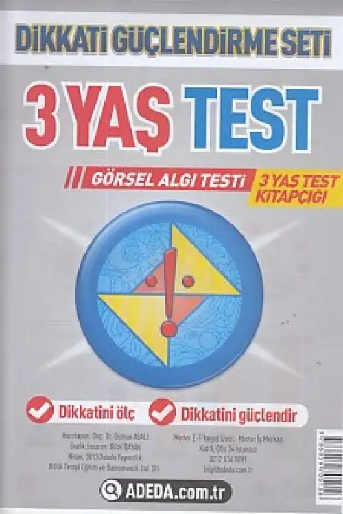Dikkati Güçlendirme Seti 3 Yaş Test