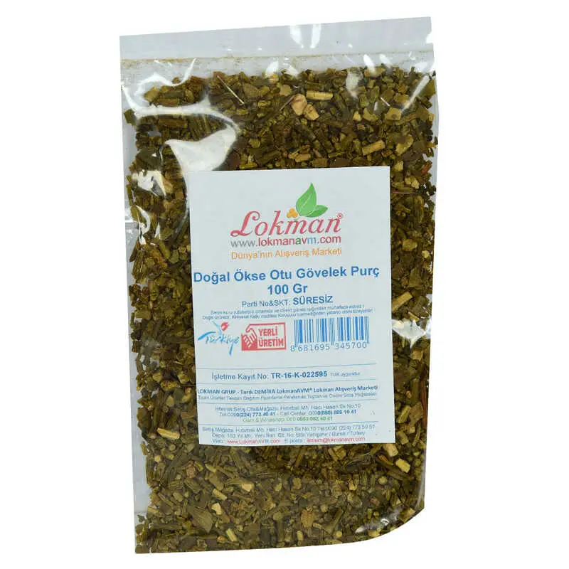 Doğal Ökse Otu Gövelek Purç 100 Gr Paket 3
