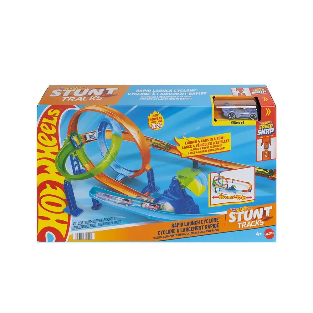 JHK73 Hot Wheels Hızlı Fırlatma Kasırgası Oyun Seti 6
