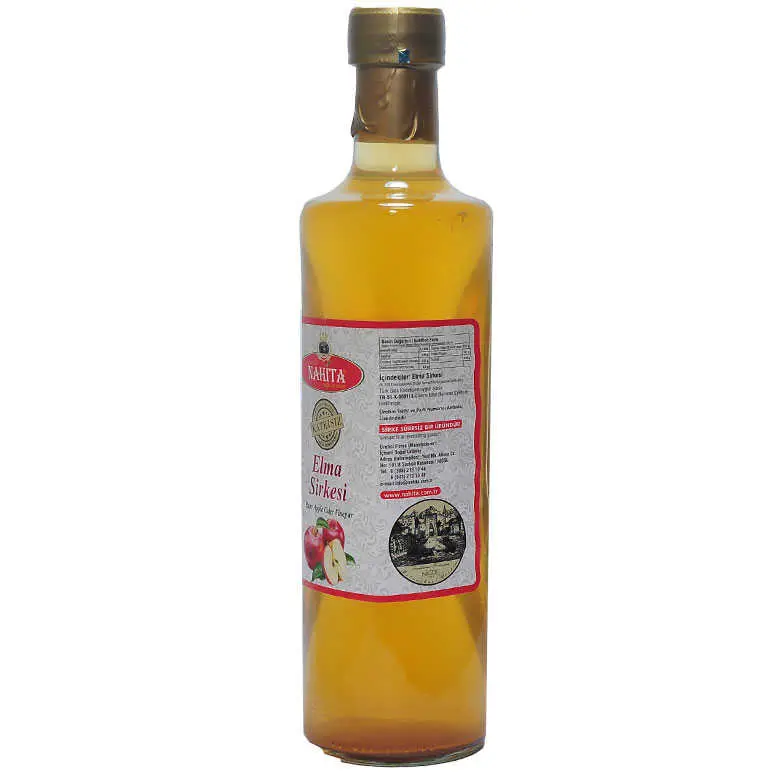 Elma Sirkesi Doğal Katkısız Cam Şişe 500 ML 4