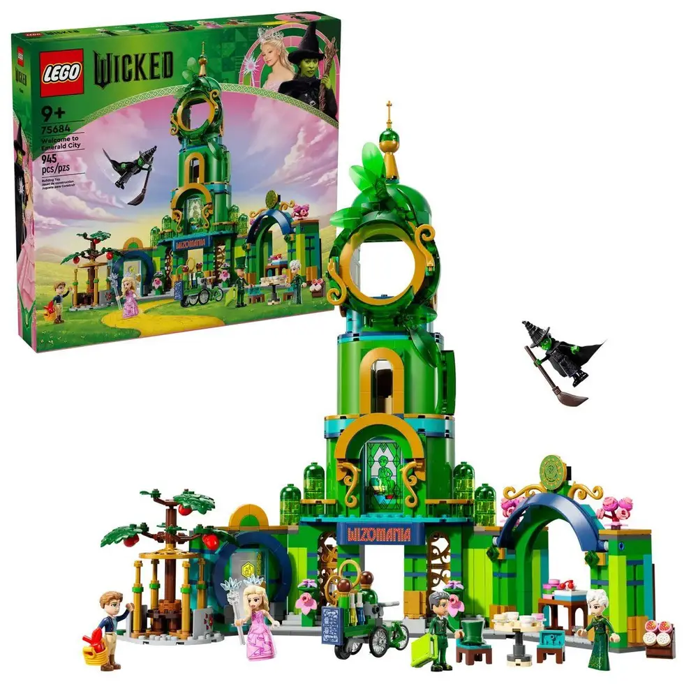 75684 Lego Wicked - Emerald Cityye Hoş Geldiniz 945 parça +9 yaş 2