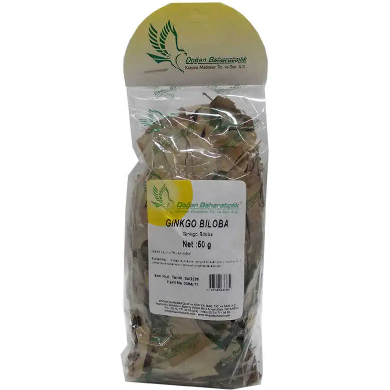 Doğal Ginkgo Biloba Yaprağı 50 Gr Paket 2