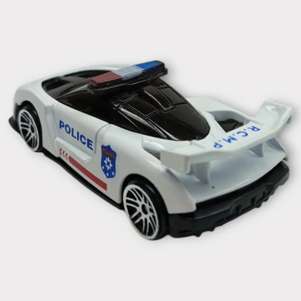 Metal Mini Polis Arabası 8 cm - Polis - 4 - 1 ADET 3