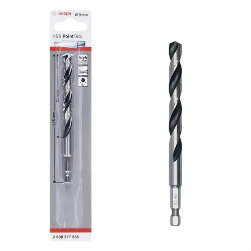 Pointteq Altıgen Şaftlı Hss Matkap Ucu 9 mm