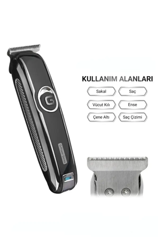 G Power Şarjlı Traş Makinesi Sakal Ense Vucüt Kılı Tıraş Makinası