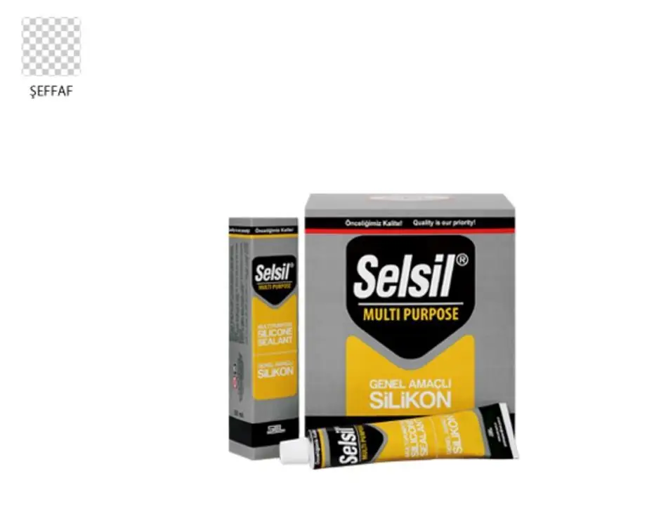 Genel Amaçlı Tüp Silikon 50 ml Şeffaf 2