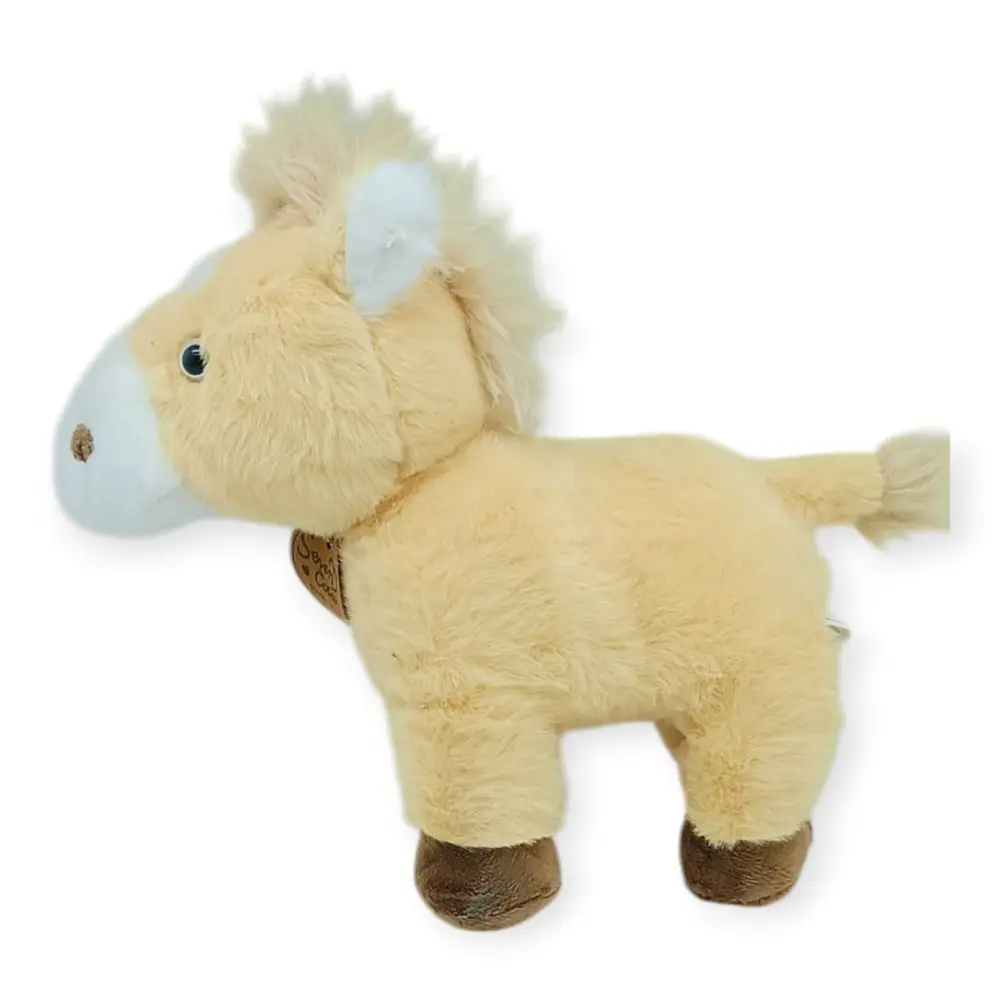Peluş Hayvanlar Sesli 30 cm At - Açık Kahverengi - 1 ADET 2