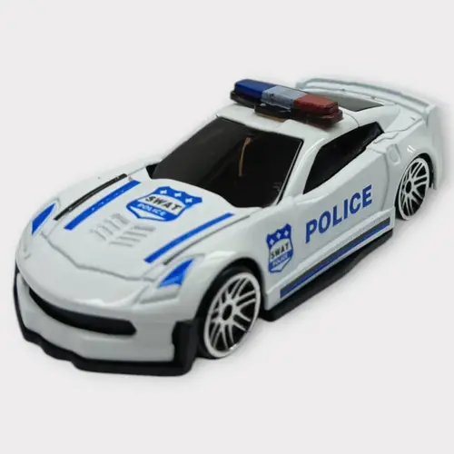 Metal Mini Polis Arabası Arabalar 8 cm - Polis - 1 - 1 ADET