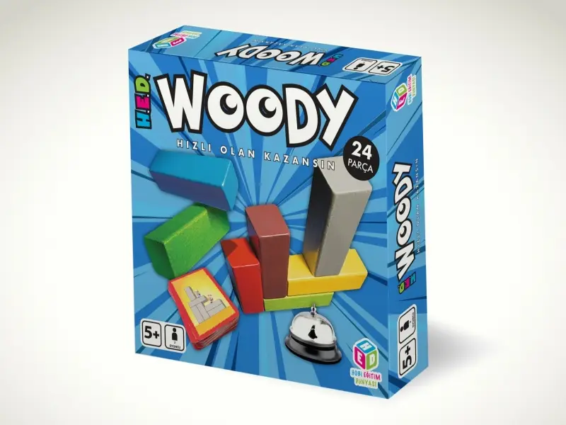 Woody Ahşap 3 Boyutlu Geometrik Zeka Oyunu 2