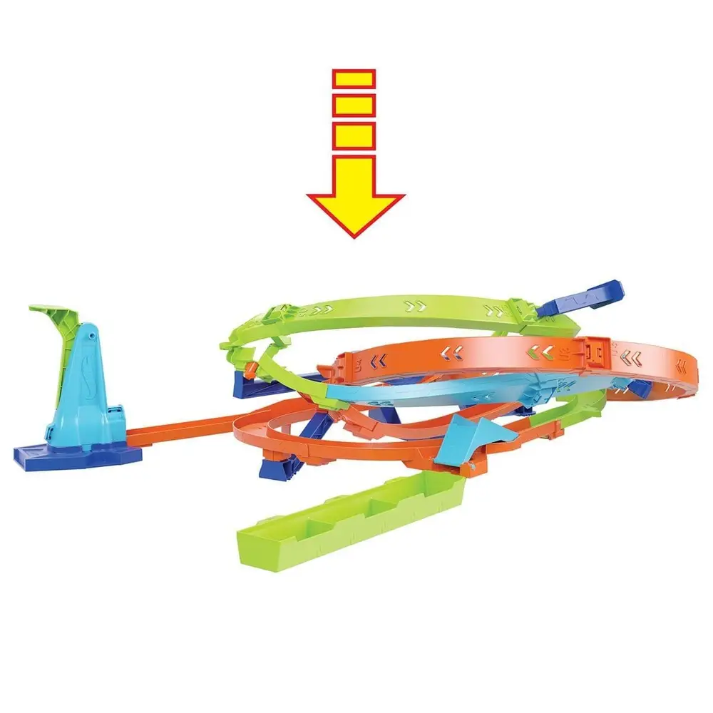 HTK16 Hot Wheels Bumerang Çemberli Yarış Pisti 3