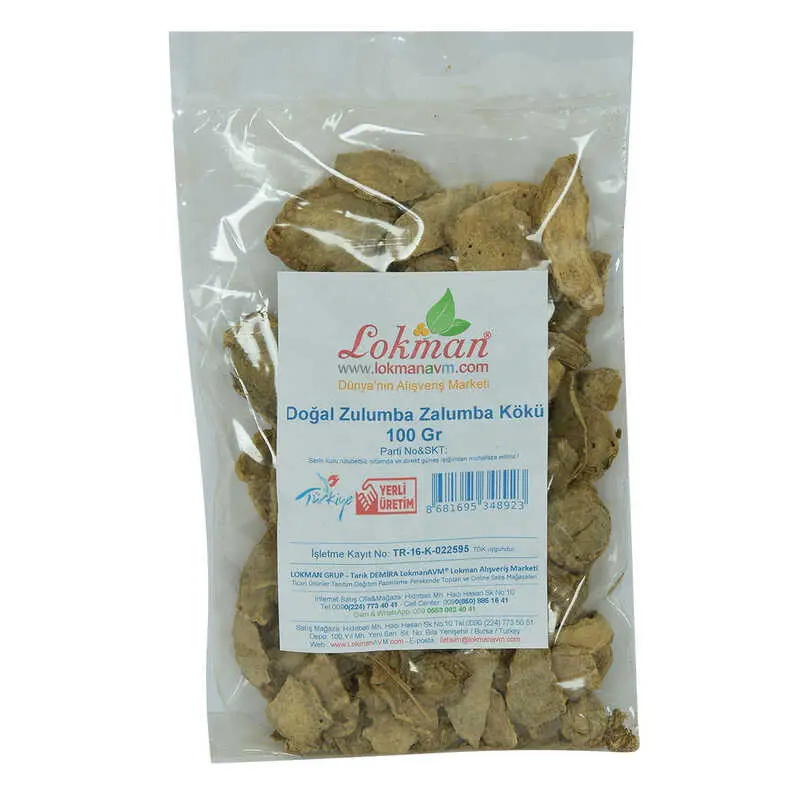 Zulumba Zalumba Kökü Doğal 100 Gr Paket 3