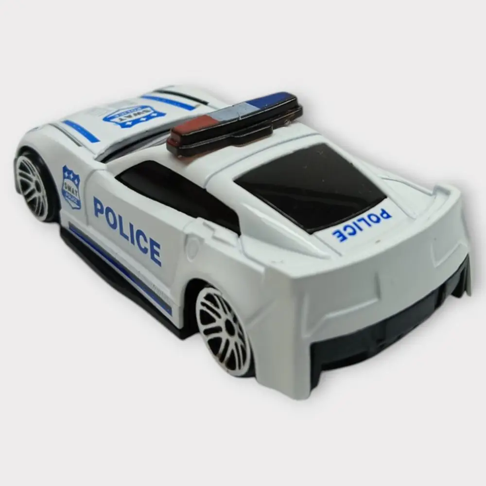 Metal Mini Polis Arabası Arabalar 8 cm - Polis - 1 - 1 ADET 3