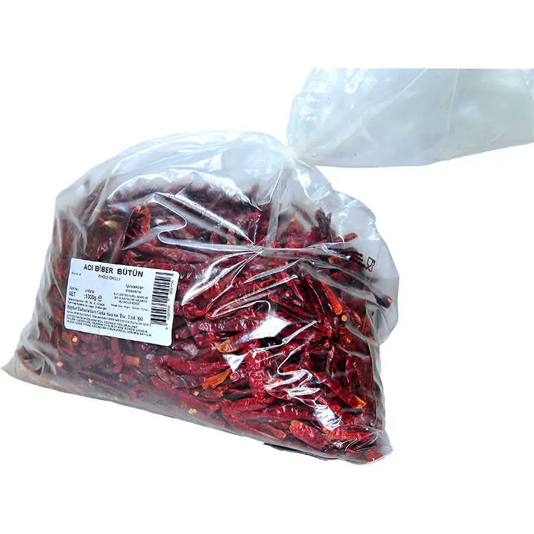Çok Acı Biber Zehir Acı Bütün Biber 1000 Gr Paket 3