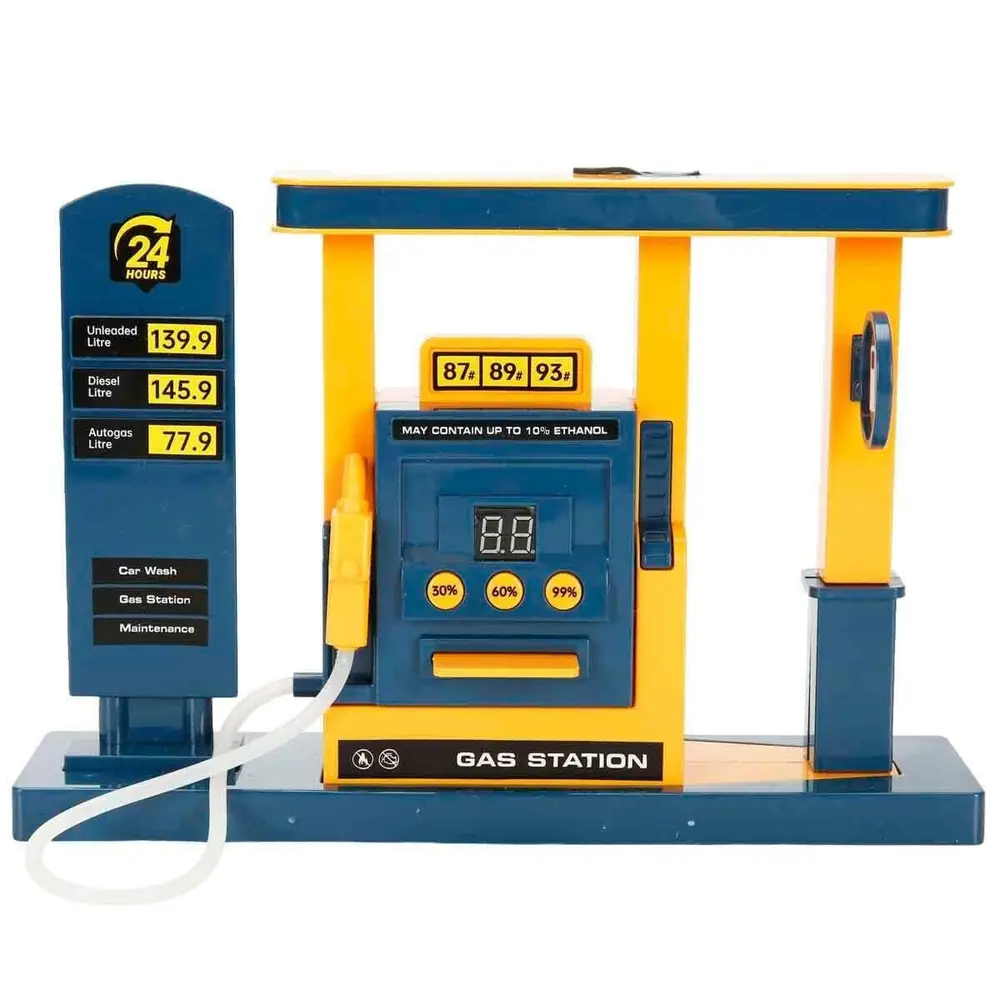 41627 SUN-ZHC-CRN-RC ARABA BENZİN İSTASYONLU DUMAN PÜSK 2 4GHZ SES IŞIK 2