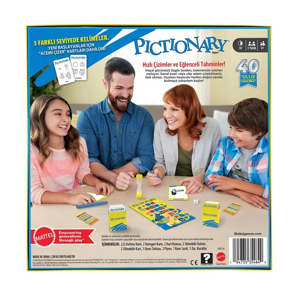JKR18 Pictionary Kutu Oyunu 7