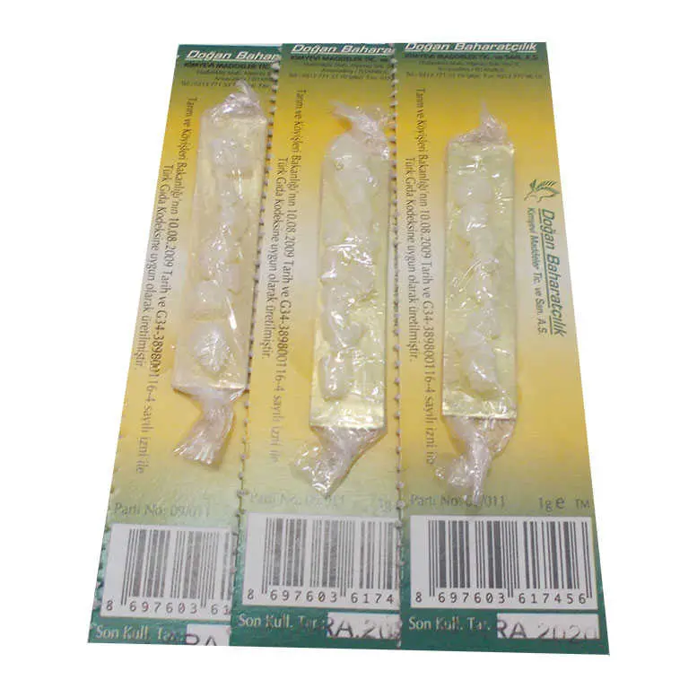 Damla Sakızı Saf Doğal 1 Gr Paket 4