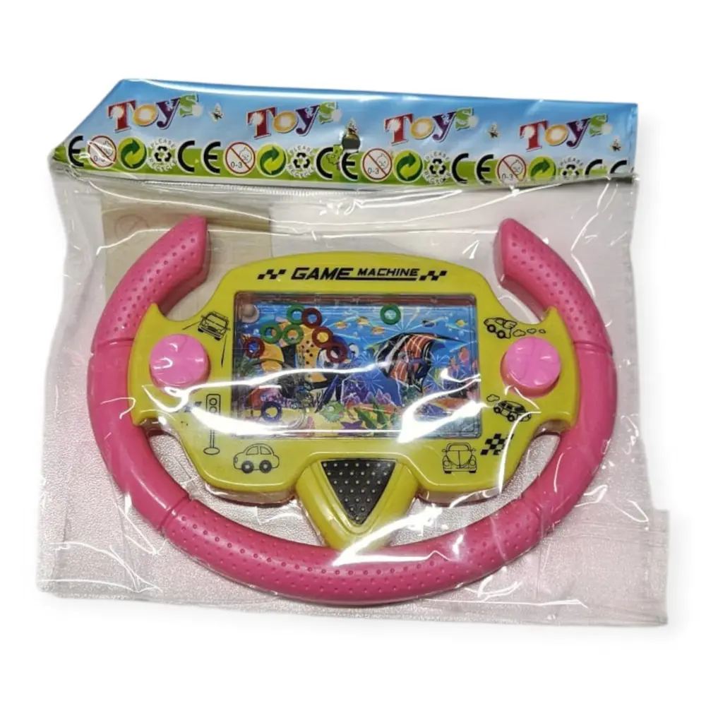 Direksiyonlu Su Oyunu - H Geçirmeli - Fidget Oyuncak - Pembe - 1 ADET 4