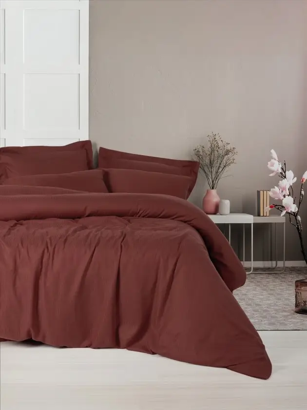 Çift Kişilik Nevresim Takımı Craft Bordo
