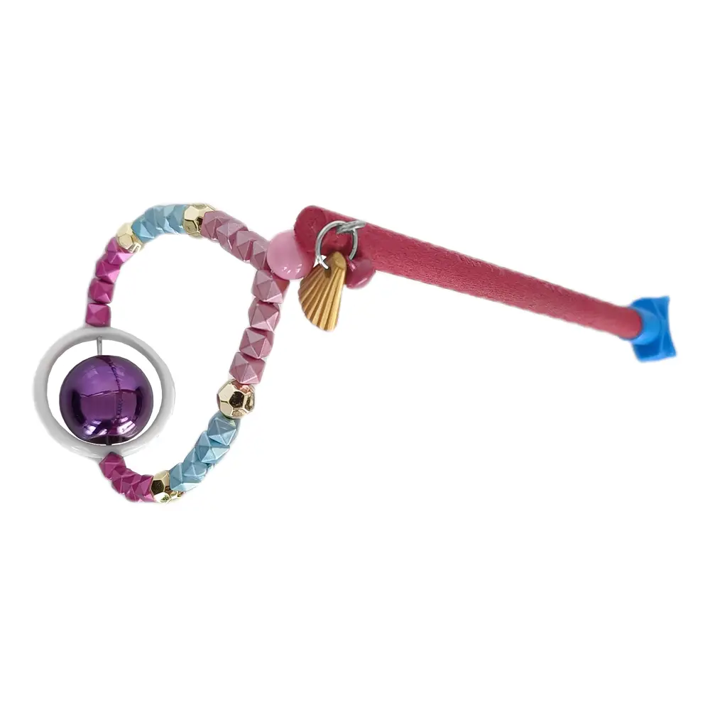 Tünekli Döner Toplu Kuş Oyuncağı 10 cm-16 cm Bordo 3