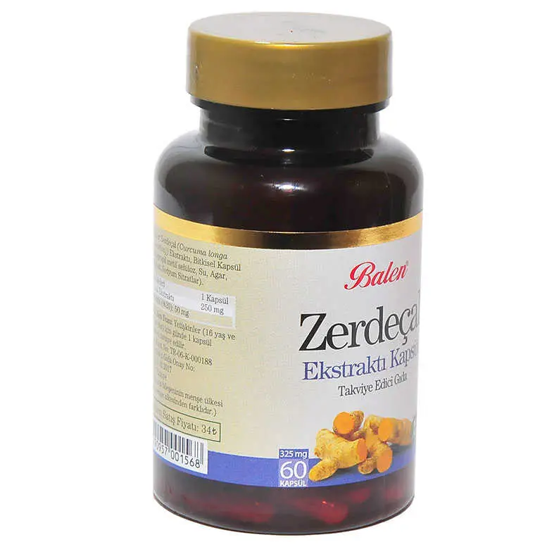 Zerdeçal Ekstraktı 60 3