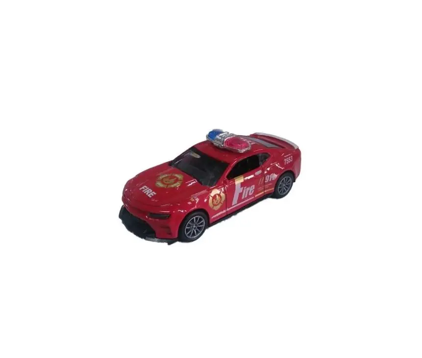 Çek Bırak Metal Polis Arabası - K137A54 - 1 ADET 3