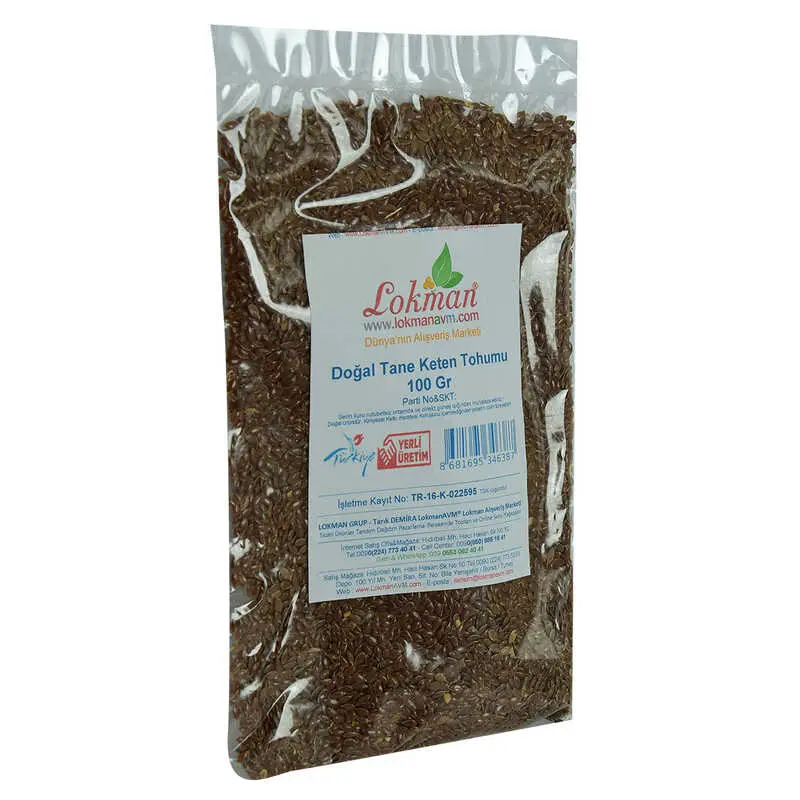 Keten u Tane Doğal 100 Gr Paket 4