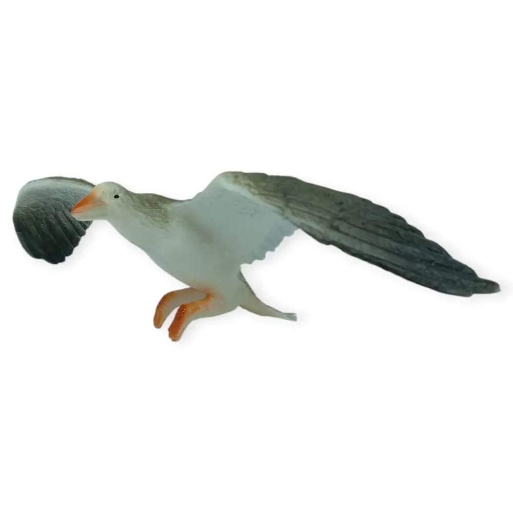 Hayvan Figürleri - Kuşlar -18 cm Gümüş Martı - 1 ADET 3