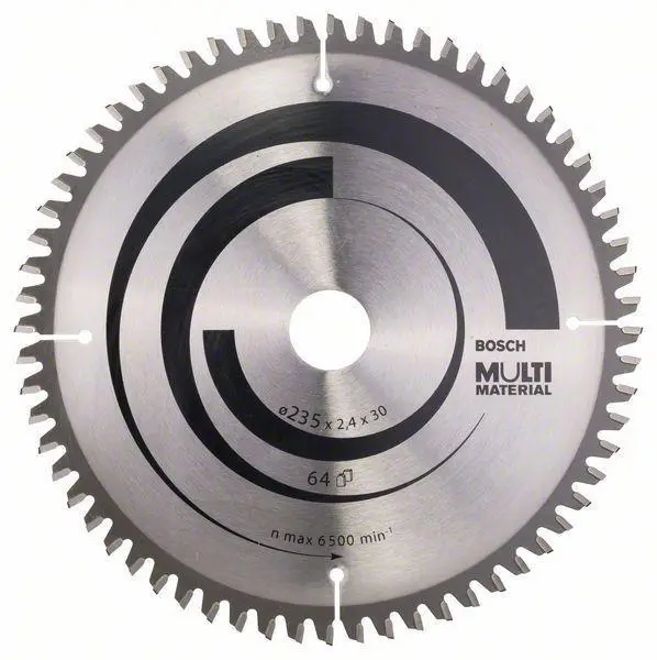 MultiMaterial 235X2,4X30/25 mm 64 Diş Testere 3