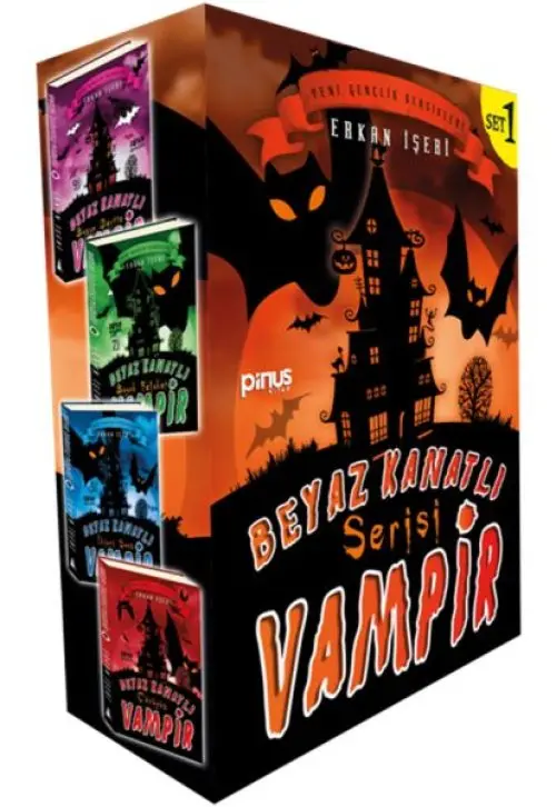 Beyaz Kanatlı Vampir Seti 1 - 4  Takım