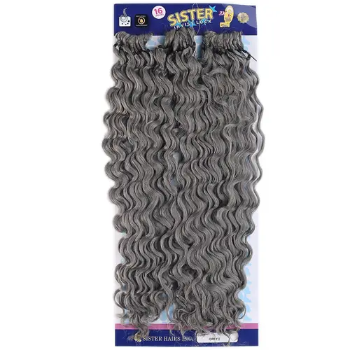 Afro Daası / Orta Ton Gri Grey 2