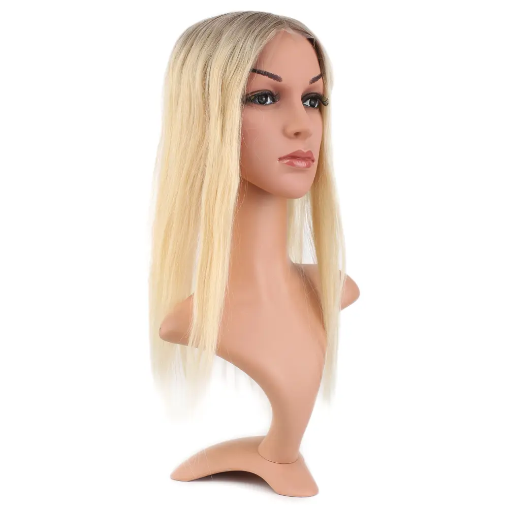 Ön Kısmı Ekstra Tül Rus Kumralı / Platin Ombreli Baby Taban Tepelik / 13x14cm 2