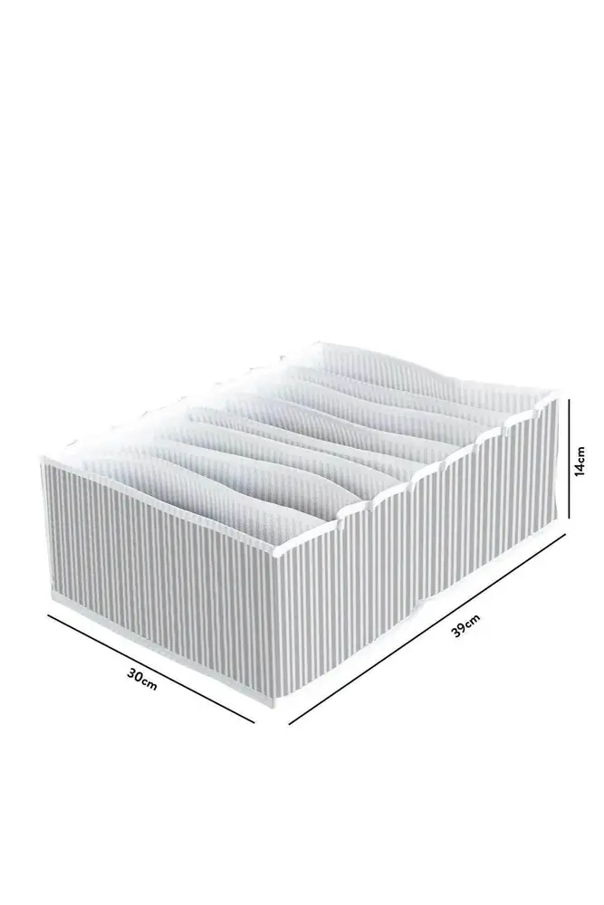 8 Bölmeli XL Pratik Bölmeli Çekmece Düzenleyici Organizer(İç Çamaşırı Krat Çorap Düzenleyici) 3