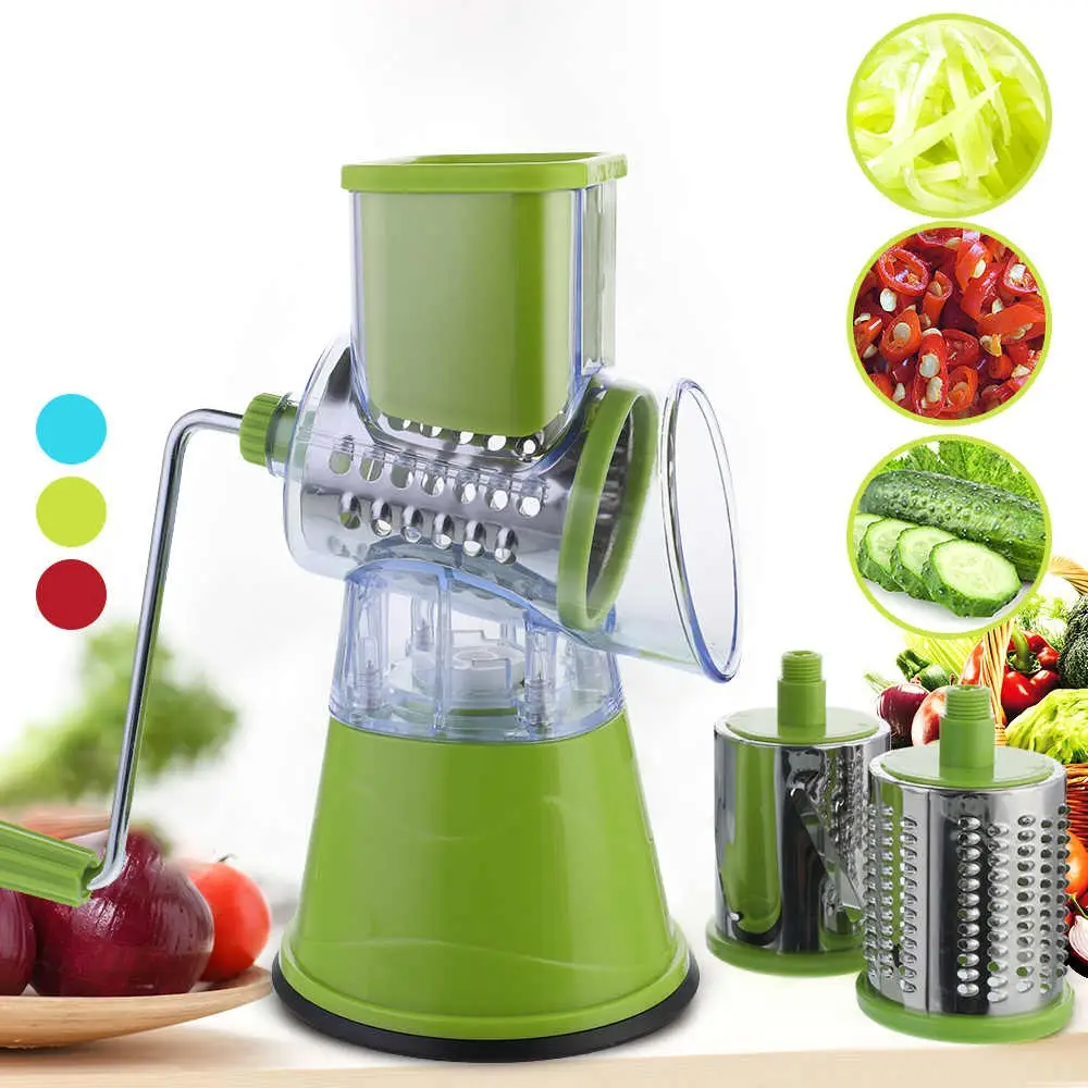 Tutma Kollu Çevirmeli Pratik Rulo Rende Drum Grater 3