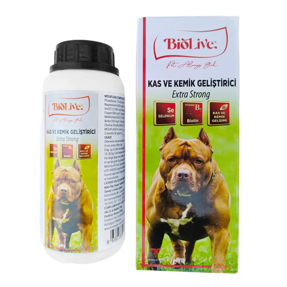 Biolive Kas ve Kemik Geliştirici+Biotin+Selenium 500ml 3