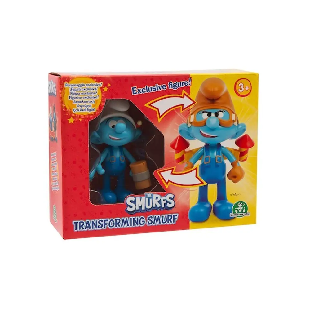 PUF23000 Şirinler Dönüşen 10 cm Figür 2